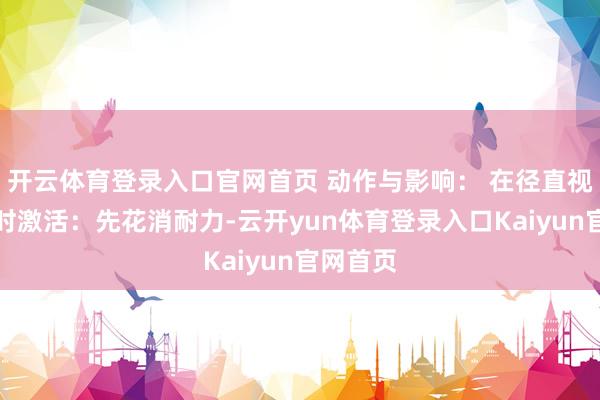 开云体育登录入口官网首页 动作与影响： 在径直视野斗殴时激活：先花消耐力-云开yun体育登录入口Kaiyun官网首页